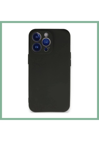 Bşkvirgo İphone 14 Pro Uyumlu Kılıf First Silikon - Siyah Bsk2026