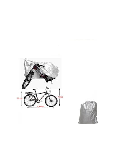 Bisiklet Brandası Premium Miflonlu 200 x 120 CM Gri