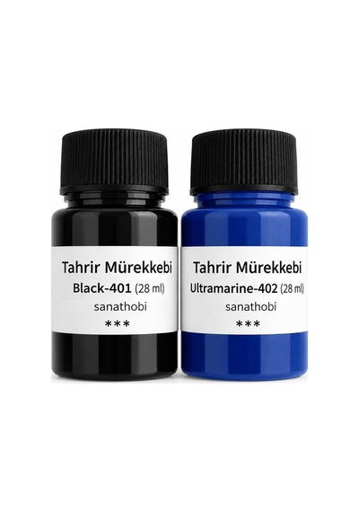 Tahrir Ultramarine-black Sır Altı Çini Seramik Boyası, Üstün Kali