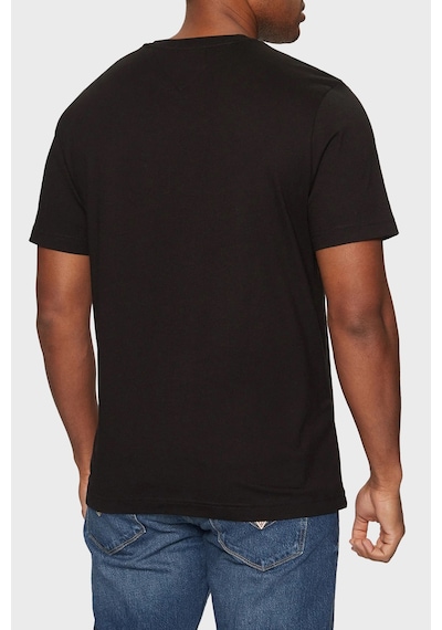 Tommy Hilfiger Erkek T Shirt Mw0mw37267 Bds Siyah SIYAH Siyah