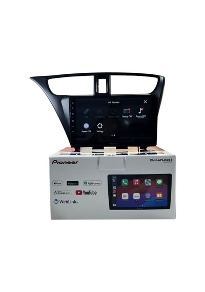 Honda Civic 2012-2017 Pioneer 4-64 Tam Profesyonel Oem Multimedia 9"