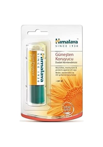 Himalaya Güneş Koruyucu Spf 30 Dudak Kremi, Lip Balm, Nemlendirici, Besleyici,%100 Doğal Renk, Silikon İçermez, 4,5 Gr