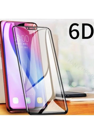 Samsung Galaxy Uyumlu A34 Ekran Koruyucu Kırılmaz Cam 6D Extra Darbe Emici Ultra Koruma Tam Kaplar