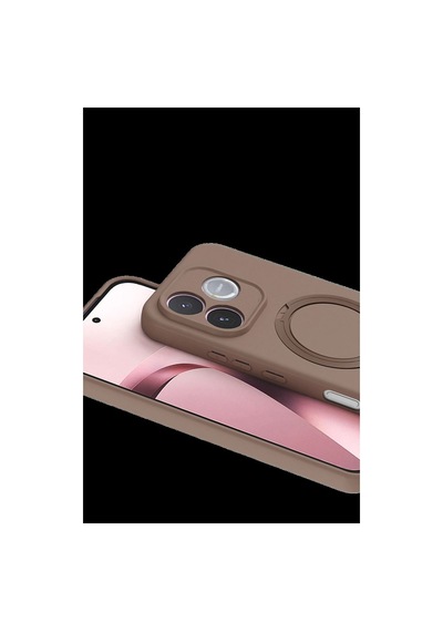Huawei Honor 600 Lite Regal Magsafe Standlı Kapak - Çöl Titanyum