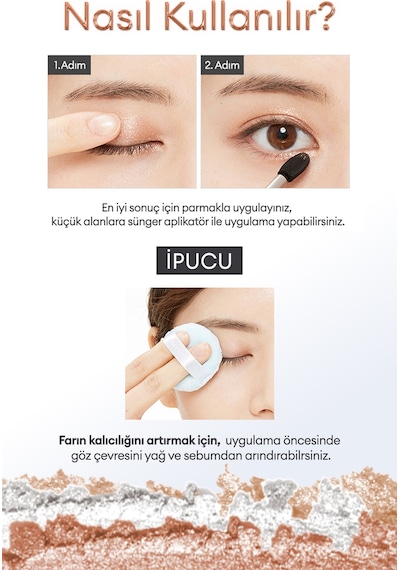 Missha M Dewy Glossy Eyes Parlak ve Işıltılı Görünüm Sunan Göz Farı White Beach