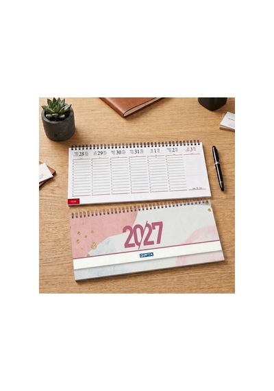 Gıpta 2027 12x33 Cm Masa Takvimi Spiralli 504-btk Model-8