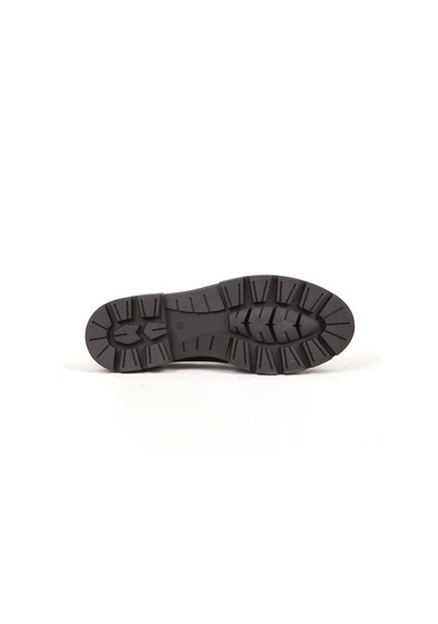 Dericlub Kadın Loafer Kalın Taban Tokalı Makosen Ayakkabı Br 44282 Siyah