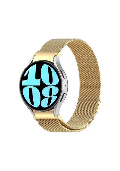 Galaxy Watch 6 44mm Uyumlu Krd-01 Metal Zore Kordon-siyah