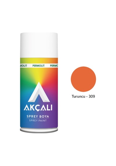 Akçalı Sprey Boya 309 Turuncu 400Ml