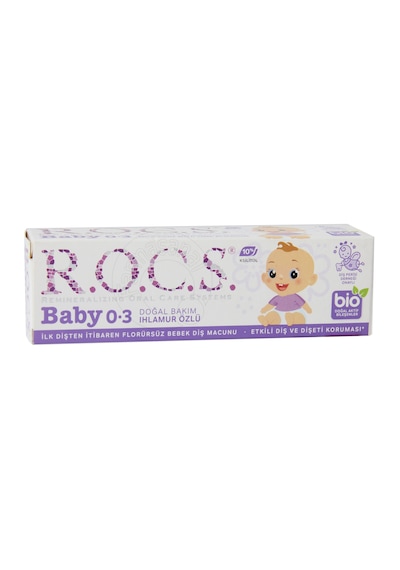 Rocs Baby 0-3 Yaş Ihlamur Özlü Florürsüz Bebek Diş Macunu - 45 G
