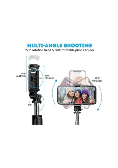 Bsf-02 Bluetooth Selfie Tripot
