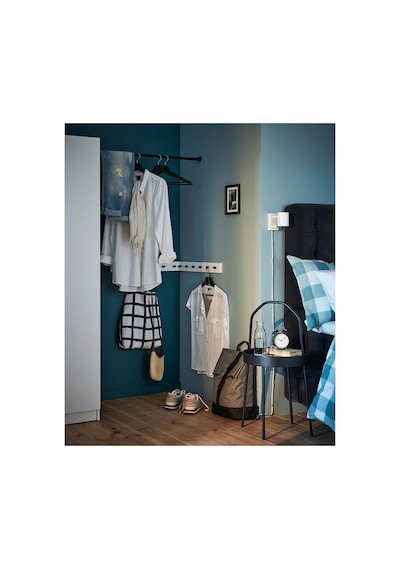 Ikea Bumerang Ahşap Elbise Askısı 8'li 43 X 1.4 Cm Siyah