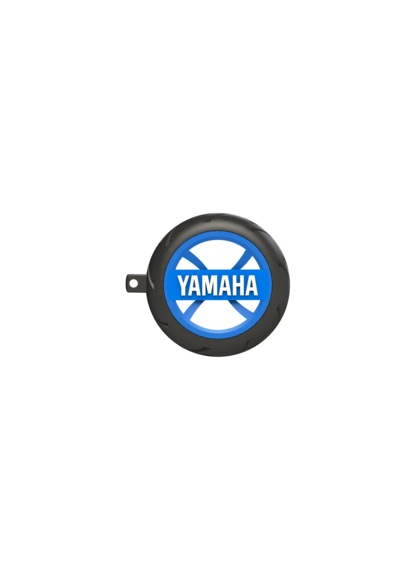 Yamaha Logolu Özel Tasarım Lastik Detaylı Motosiklet Anahtarlığı Kırmızı / Mavi Renk Seçenekleriyle Mavi