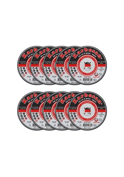 Karbosan Aa 36 R Bf80 Metal Kesme Diski Inox 180x1.9x22.23mm 10 Lu Paket