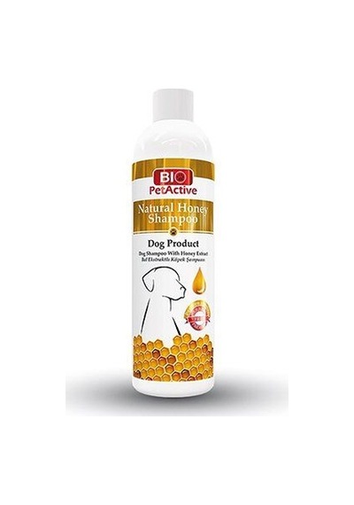 Bio Petactive Natural Bal ve Buğday Özlü Köpek Şampuanı 250 ML