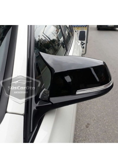 ŞüsCarOto BMW F30-F32-F20 2012-2018 Batman Yarasa Ayna Kapağı Piano Black ABS Plastik (00)