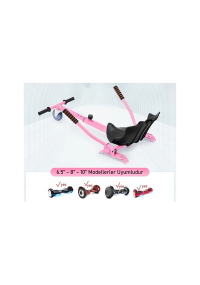 HoverKart Elektrikli Kaykay Hoverboard Aparatı Tüm Modellerle Uyumlu Pembe
