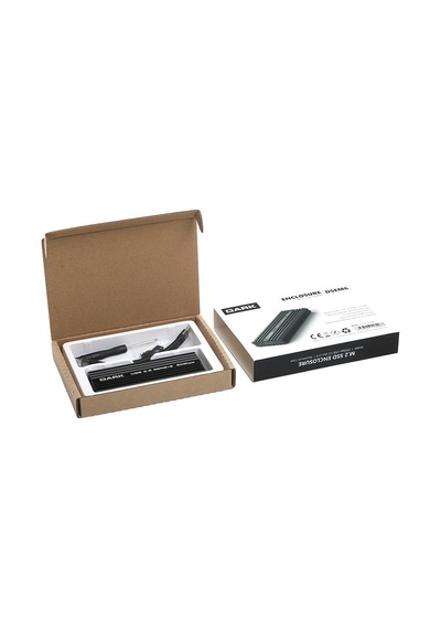 Usb3.2 Gen2 10gbps Type-c - M.2 Nvme & Sata Ngff Ssd Led Dokunmatik Ekranlı Disk Kutusu Dk-ac-dsem6