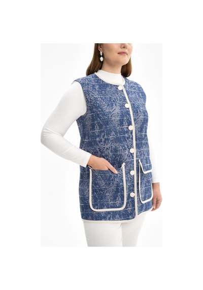 Aker 24ss09569111 Küçük Beden Yelek 24ss09569111 004 Mavi