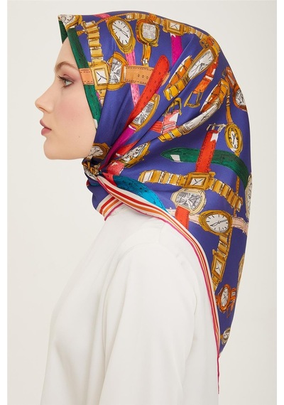 Armine Sura İpek Eşarp 24ya9141 05 - Desenli