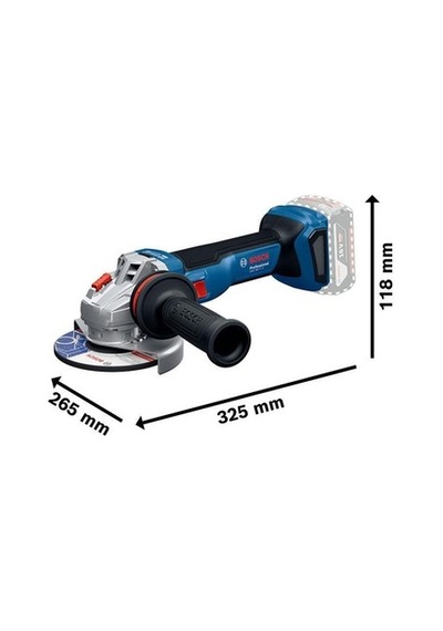 Akülü Taşlama Makinesi 1100 W Devir Ayarı İle Mavi Renkli Güçlü