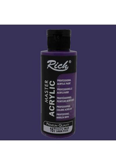 Rich Master Akrilik Boya 120Ml 167 Koyu Mor