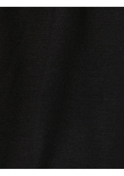Koton Şort Pijama Altı Dantelli Beli Lastikli Viskon Siyah 4slk80015mk Siyah