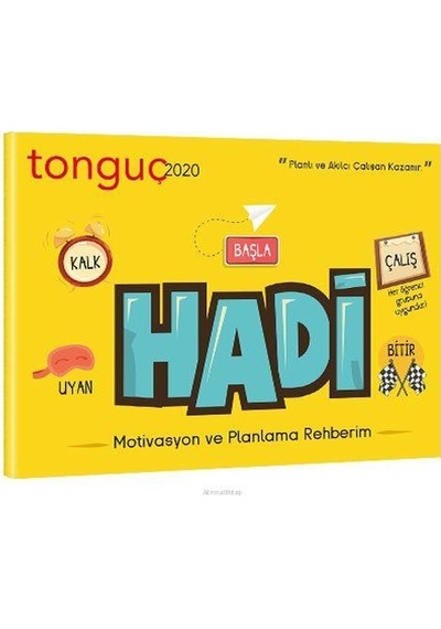 Hadi Motivasyon ve Planlama Rehberim - Tonguç