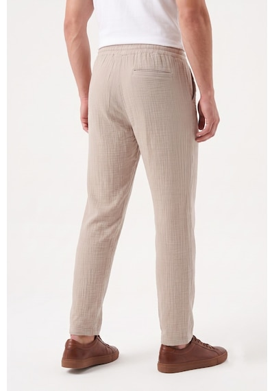 Mösyö Erkek Baggy Kalıp Müslin Kumaş Pantolon Bgl-st05592 Bej