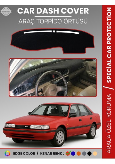 Mazda 626 1987-1991 Torpido Örtüsü Ön Panel Halısı Torpido Koruma Özel Kesim Kaymaz Hızlı Montaj - 789 Stiloto