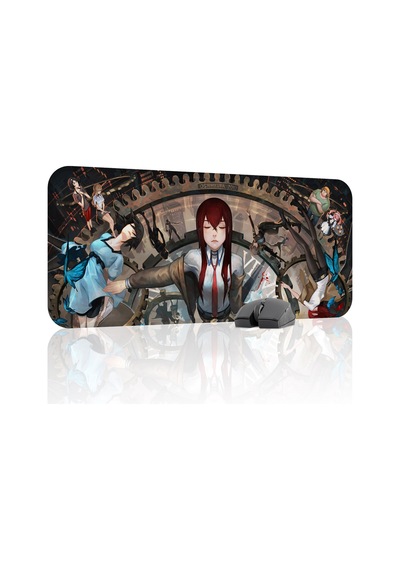 Steins Gate Kaymaz Dikişli Kauçuk Oyuncu Mousepad V5 - 70x30 Xl Gaming Mouse Pad Fare Altlığı
