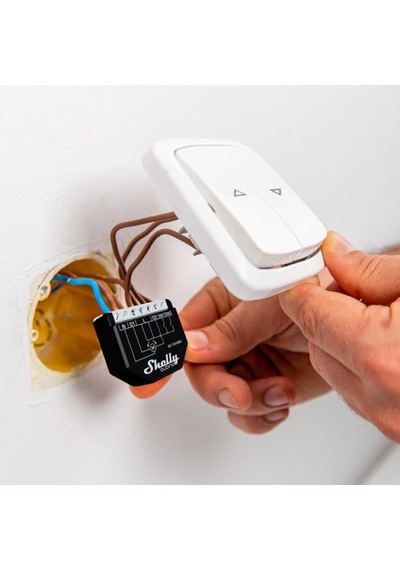 Shelly Wave Shutter Z-wave Enerji Ölçümlü Akıllı Panjur Ve Perde Kontrol Rölesi