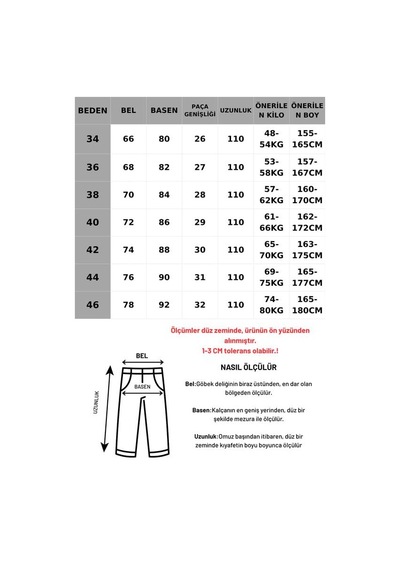 Seeh Siyah İspanyol Paça Kadın Kot Pantolon Sh350 Basic