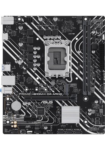 Asus Prıme H610m-k D4 Argb Intel 1700p Ddr4 3200