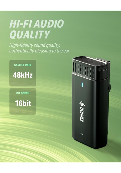 Donner Vpm-10 Wireless Lavalier Mikrofon