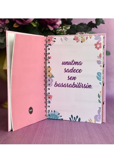 Şimdi Çalış Sonra Ağlarsın Tasarımlı Konuşan Ajanda Akademik Ajanda Yıllık Planlayıcı Mavi