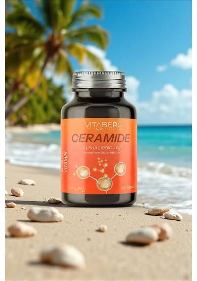 Ceramide 30 Kapsül Seramid, Alfa Lipoik Asit, Vitamin C, B6 Ve B12 Vegan