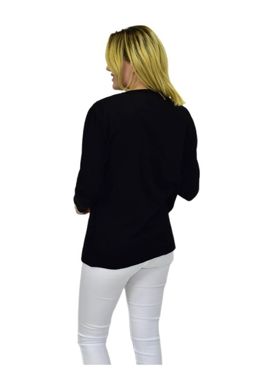 Kadın Triko Spor Hırka Bgl-st04087 Siyah