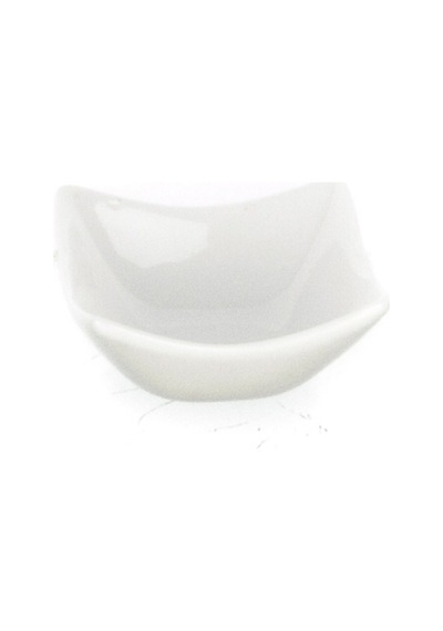 Ultraform Porselen Kare Yatık Kase 7.5 CM