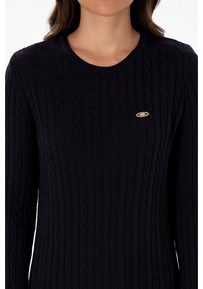U.s. Polo Assn. Kadın Lacivert Elbise Triko 50313835-vr033 Lacivert