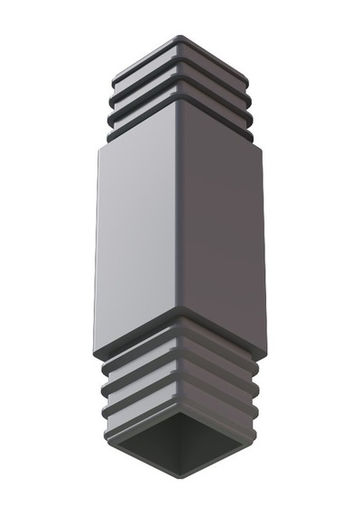 Cateksss 40x40 Mm Kademeli Profil Ara Bağl Aparatı Ral7035 - 46 Lı Paket Gri