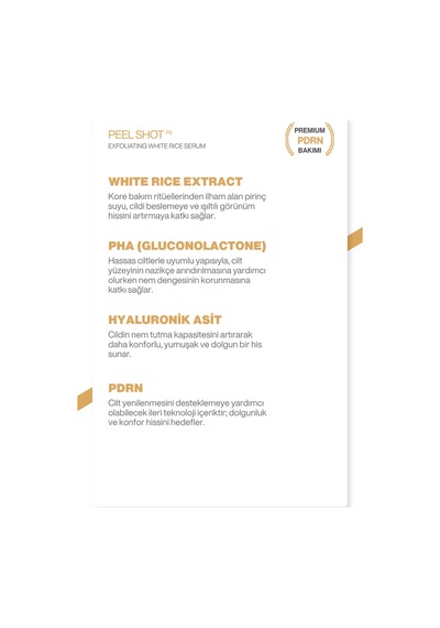 Pirinç Ve Pdrn İçerikli Pürüzsüzleştirici Cam Cilt Etkili Serum 30 Ml