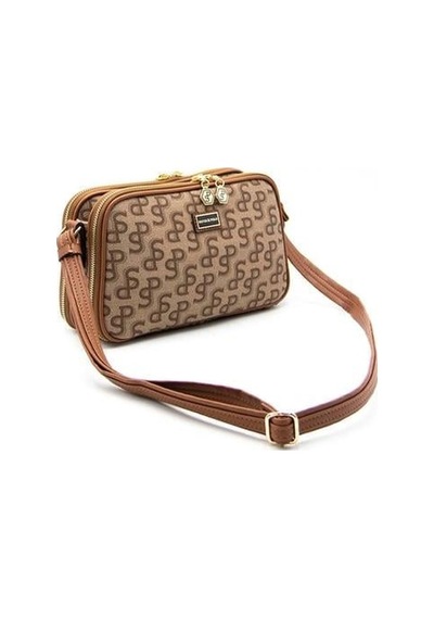 Silver&polo 899 Kadın Çapraz Çanta Koyu Bej / Taba Lila
