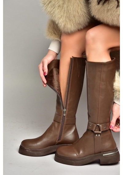 Fox Shoes T996663009 Kahverengi Alçak Topuklu Kadın Çizme Kahverengi-suni Deri Kahverengi Fox Shoes T996663009 Kahverengi Alçak Topuklu Kadın Çizme Kahverengi-suni Deri Kahverengi