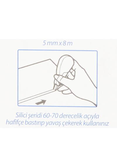 Mas 453 Şerit Silici, 5 Mm X 8 M, Midi Genel