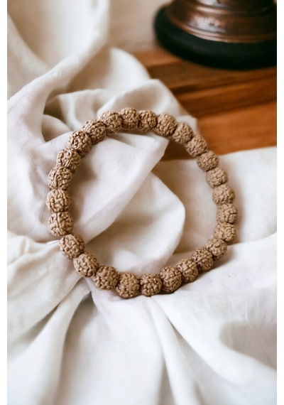 Rudraksha Tohumu Bileklik 8mm Orijinal Doğal Hafif Bileklik Rudraksha Tohumu Asetat Kutu Asetat Kutu