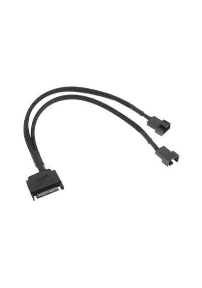 SATA Power To 2 Port Y 2 Pin Fan Çevirici PWM Çoklayıcı Splitter