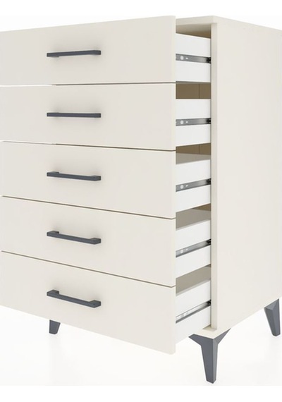 Hyperion Komodin 5 Çekmeceli 60x44x96 Aytaşı-aytaşı Aytaşı