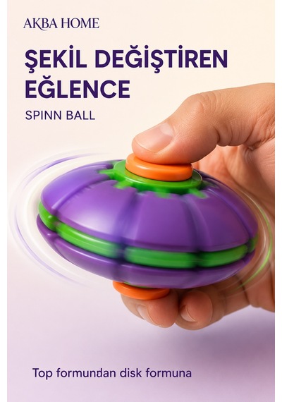 Dönen Top Stres Çarkı Sihirli Top Fidget Stres Oyuncağı