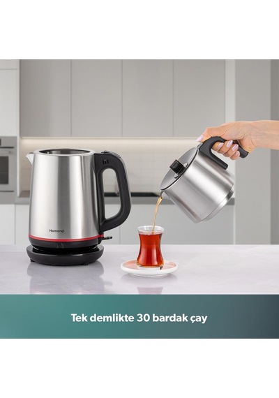 Royaltea 1711h Çelik Çay Makinesi Inox Siyah Diğer